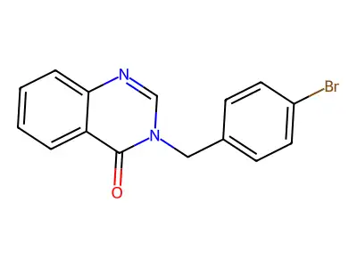 3-(4-Bromobenzyl)-4(3H)-quinazolinone structure