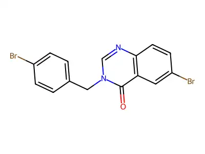 6-Bromo-3-(4-bromobenzyl)-4(3H)-quinazolinone structure