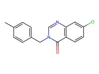 7-Chloro-3-(4-methylbenzyl)-4(3H)-quinazolinone structure