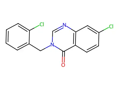 7-Chloro-3-(2-chlorobenzyl)-4(3H)-quinazolinone structure