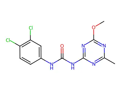 N-(3,4-Dichlorophenyl)-N'-(4-methoxy-6-methyl-1,3,5-triazin-2-YL)urea structure