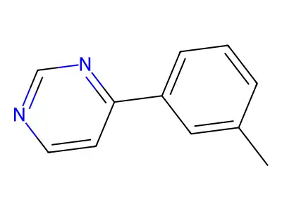 4-(3-Methylphenyl)pyrimidine structure