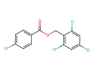 2,4,6-Trichlorobenzyl 4-chlorobenzoate structure
