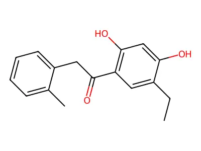 1-(5-Ethyl-2,4-dihydroxyphenyl)-2-(2-methylphenyl)ethanone structure