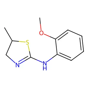 N-(2-Methoxyphenyl)-5-methyl-4,5-dihydro-1,3-thiazol-2-amine structure