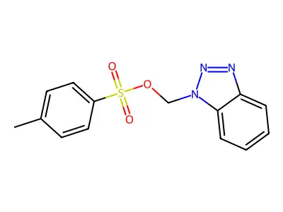 Benzotriazol-1-ylmethyl 4-methylbenzenesulfonate structure
