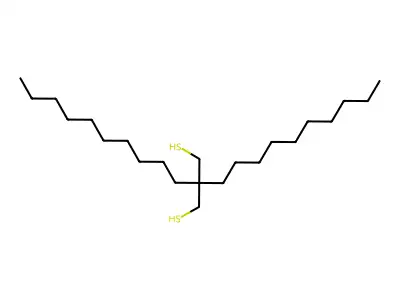 2,2-Bis(decyl)propane-1,3-dithiol structure