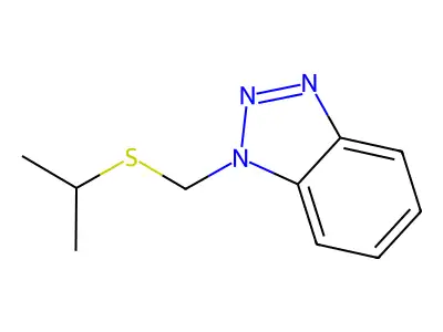1-[(Propan-2-ylsulfanyl)methyl]-1H-1,2,3-benzotriazole structure