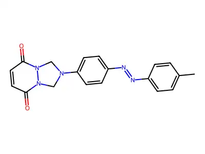 1H-[1,2,4]Triazolo[1,2-a]pyridazine-5,8-dione, 2,3-dihydro-2-[4-[2-(4-methylphenyl)diazenyl]phenyl]- structure