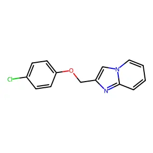 2-(4-Chloro-phenoxymethyl)-imidazo[1,2-a]pyridine structure