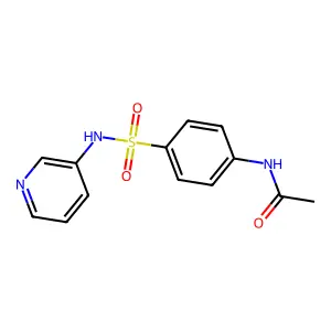 N-[4-(pyridin-3-ylsulfamoyl)phenyl]acetamide structure