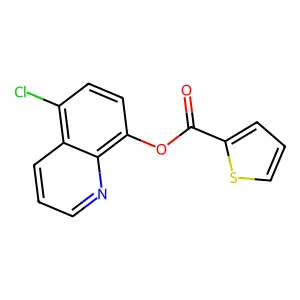 5-Chloroquinolin-8-yl thiophene-2-carboxylate structure