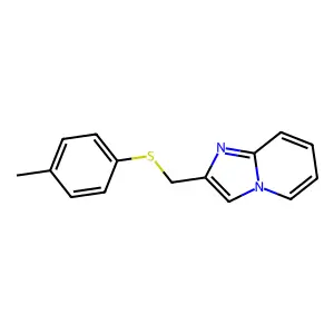 2-p-Tolylsulfanylmethyl-imidazo[1,2-a]pyridine structure
