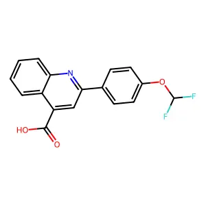 2-[4-(difluoromethoxy)phenyl]quinoline-4-carboxylic Acid structure