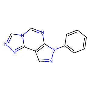7-phenyl-7H-pyrazolo[4,3-e][1,2,4]triazolo[4,3-c]pyrimidine structure