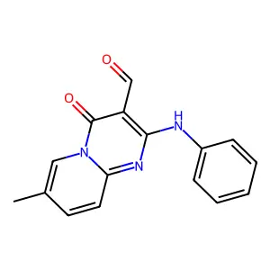 7-methyl-4-oxo-2-(phenylamino)-4H-pyrido[1,2-a]pyrimidine-3-carbaldehyde structure