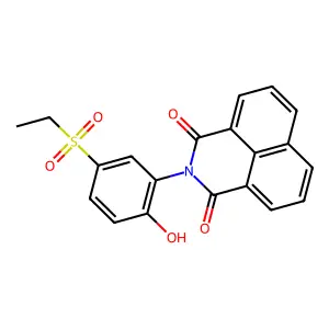 2-(5-Ethylsulfonyl-2-hydroxyphenyl)benzo[de]isoquinoline-1,3-dione structure