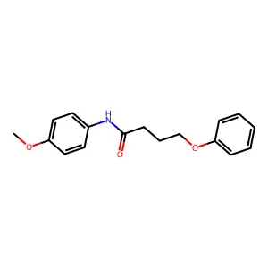 N-(4-methoxyphenyl)-4-phenoxybutanamide structure