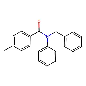 N-benzyl-4-methyl-N-phenylbenzamide structure