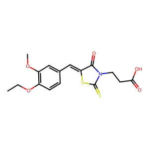 C16H17NO5S2 structure