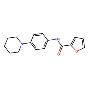 2-furyl-N-(4-piperidylphenyl)carboxamide structure