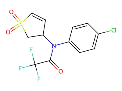 C12H9ClF3NO3S structure
