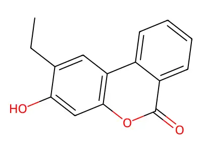 2-Ethyl-3-hydroxybenzo[c]chromen-6-one structure