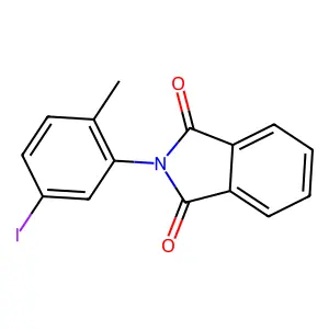 2-(5-Iodo-2-methyl-phenyl)-isoindole-1,3-dione structure
