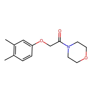 2-(3,4-Dimethylphenoxy)-1-morpholin-4-ylethanone structure