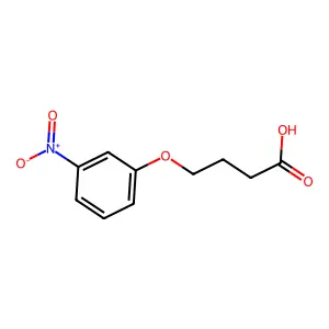 4-(3-Nitrophenoxy)butanoic acid structure