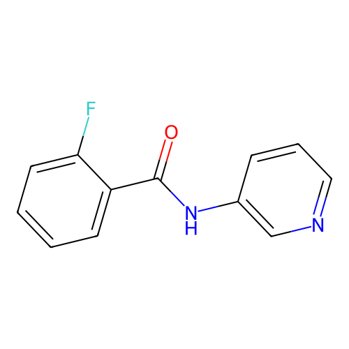 2-fluoro-N-(pyridin-3-yl)benzamide structure