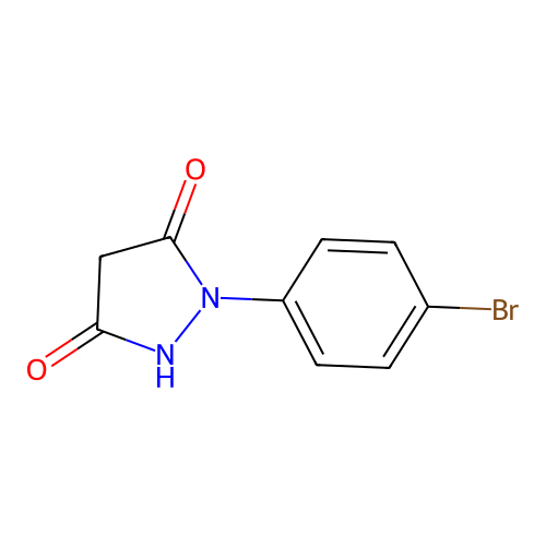 1-(4-Bromo-phenyl)-pyrazolidine-3,5-dione structure