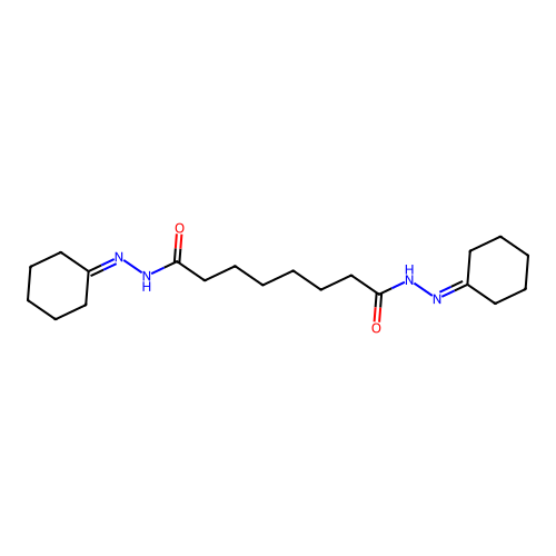 N'(1),N'(8)-Dicyclohexylideneoctanedihydrazide structure