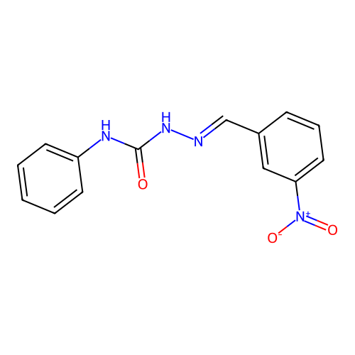 1-[(3-Nitrophenyl)methylideneamino]-3-phenylurea structure