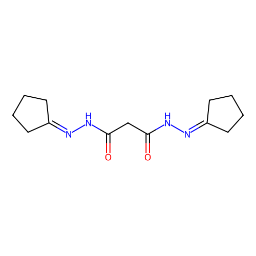 N'~1~,N'~3~-dicyclopentylidenemalonohydrazide structure