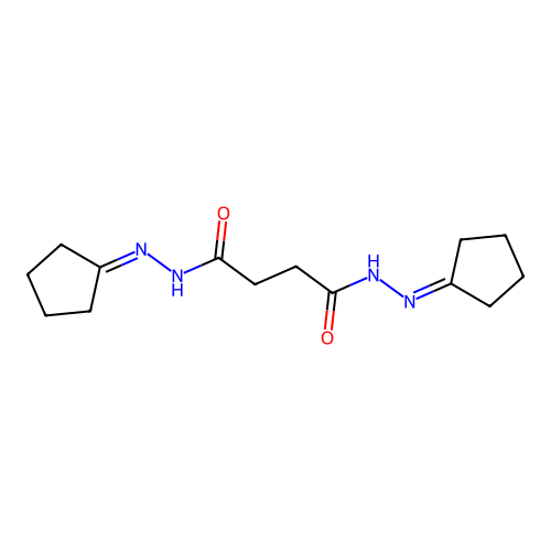 N'(1),N'(4)-Dicyclopentylidenesuccinohydrazide structure