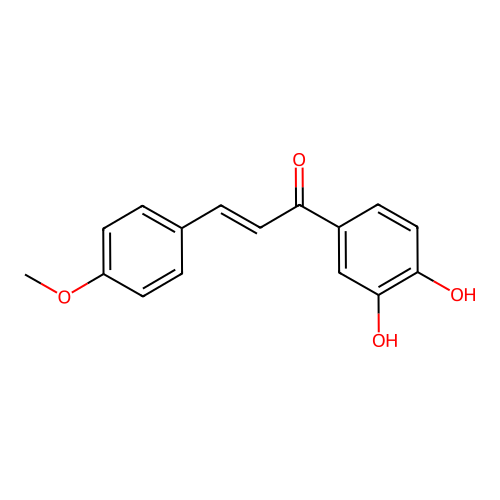 1-(3,4-Dihydroxyphenyl)-3-(4-methoxyphenyl)prop-2-en-1-one structure