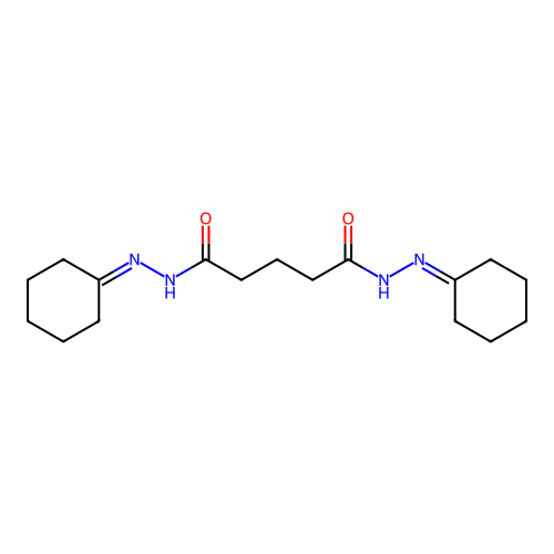 N'(1),N'(5)-Dicyclohexylidenepentanedihydrazide structure
