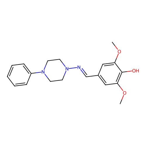 2,6-Dimethoxy-4-[(4-phenylpiperazin-1-yl)iminomethyl]phenol structure