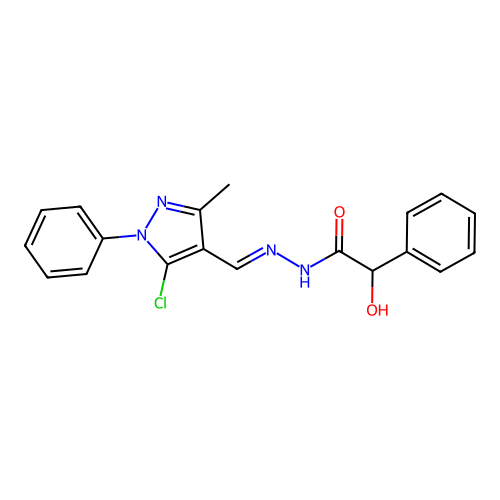 C19H17ClN4O2 structure