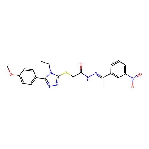 C21H22N6O4S structure