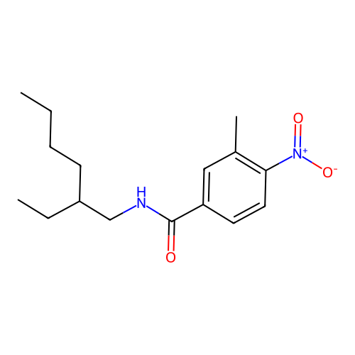 N-(2-ethylhexyl)-3-methyl-4-nitrobenzamide structure
