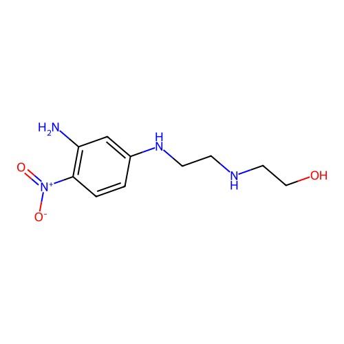 2-({2-[(3-Amino-4-nitrophenyl)amino]ethyl}amino)ethanol structure