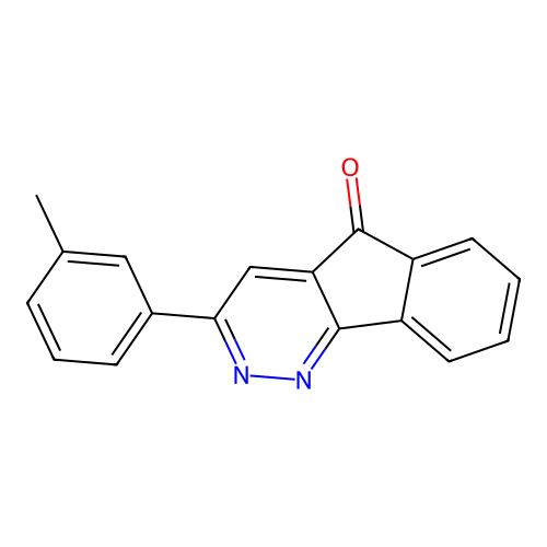 3-(3-methylphenyl)-5H-indeno[1,2-c]pyridazin-5-one structure