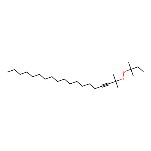 2-Methyl-2-(tert-pentylperoxy)nonadec-3-yne structure