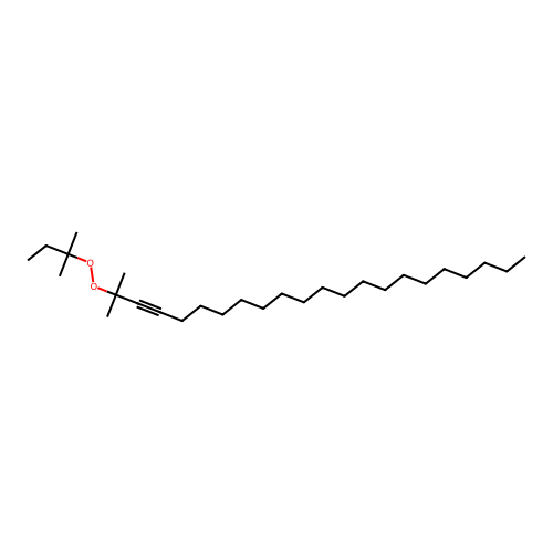 2-Methyl-2-(tert-pentylperoxy)docos-3-yne structure