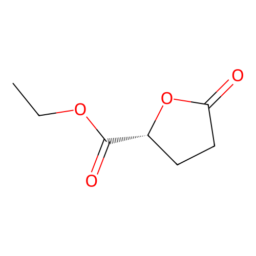 (R)-(-)-gamma-Ethoxycarbonyl-gamma-butyrolactone structure