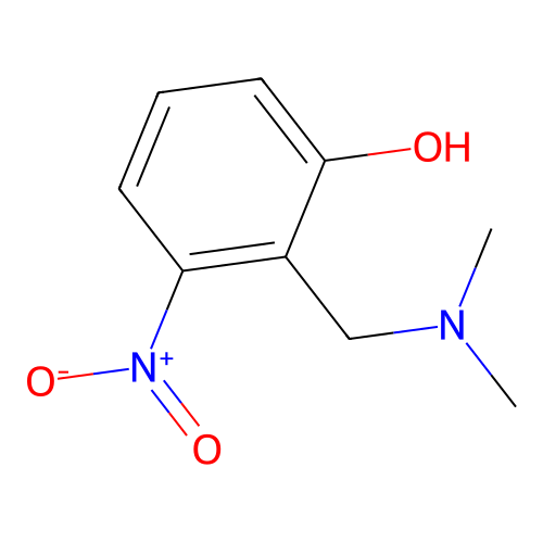 2-[(Dimethylamino)methyl]-3-nitrophenol structure