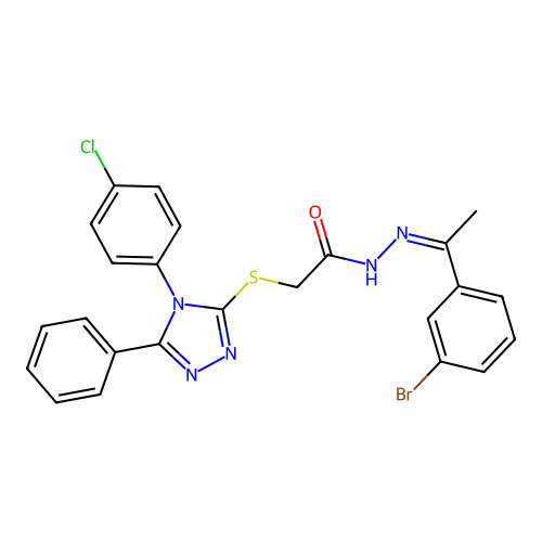 C24H19BrClN5OS structure
