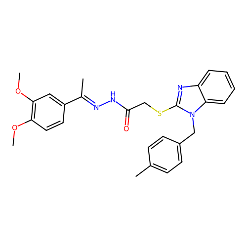 C27H28N4O3S structure
